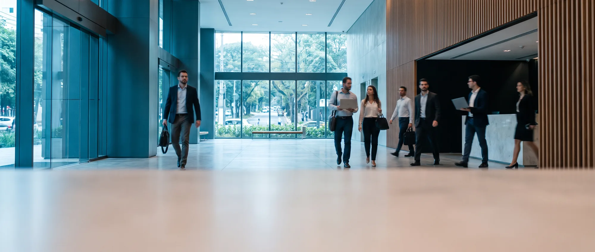 Hall de edifício comercial